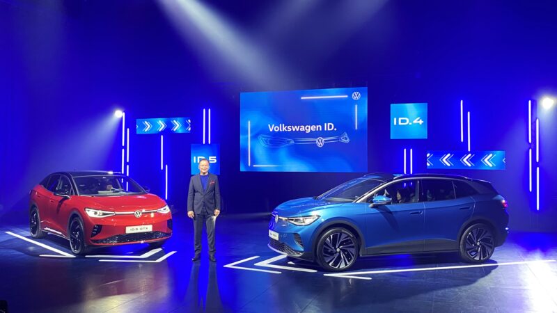 VW ID.4、ID.5 和GTX車型目前計畫於今年年中推出。(攝影：島耕作)